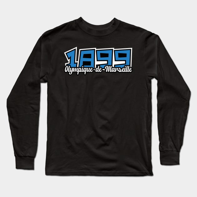 Marseille Fan Long Sleeve T-Shirt by lounesartdessin